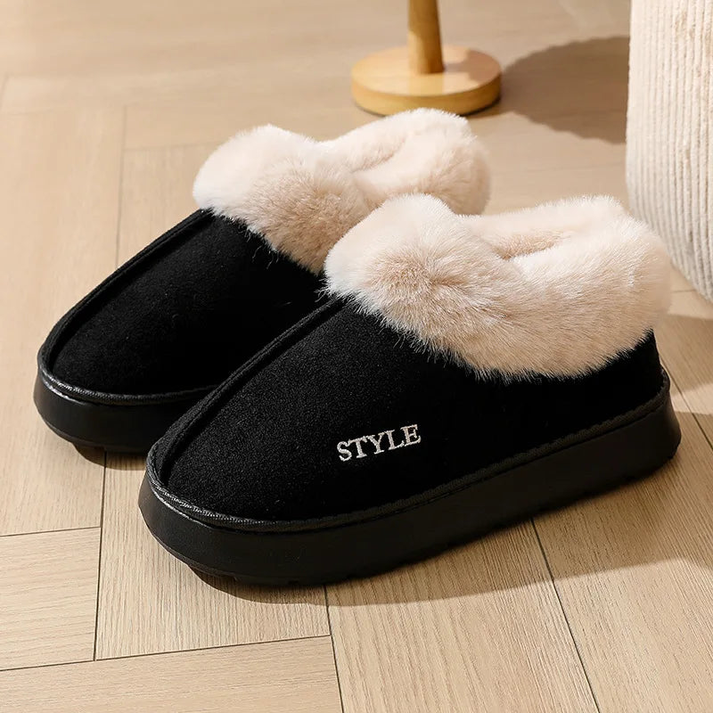 Cozy Plush Snow Boots ā Non-Slip Winter Warmers