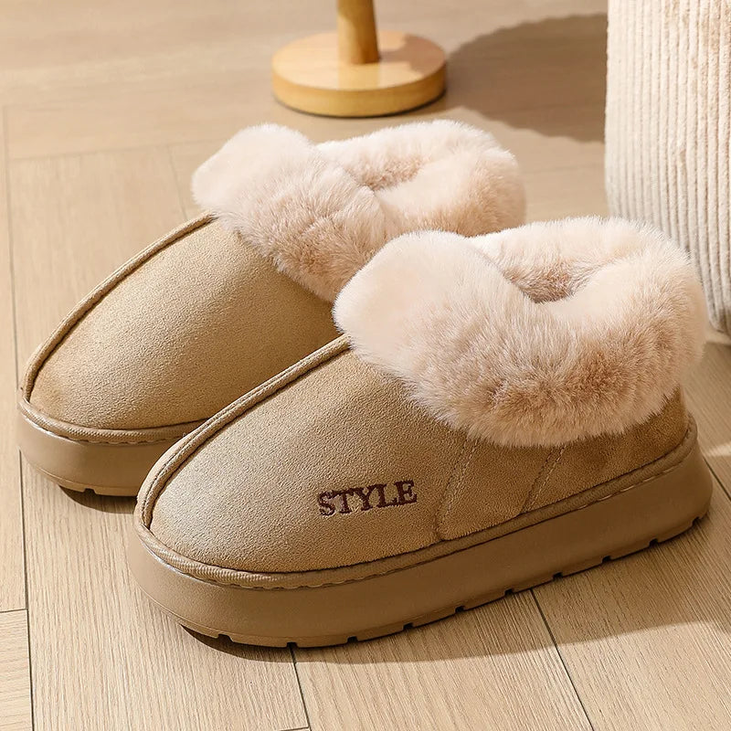 Cozy Plush Snow Boots – Non-Slip Winter Warmers