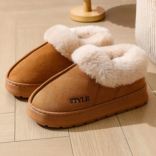 Cozy Plush Snow Boots – Non-Slip Winter Warmers