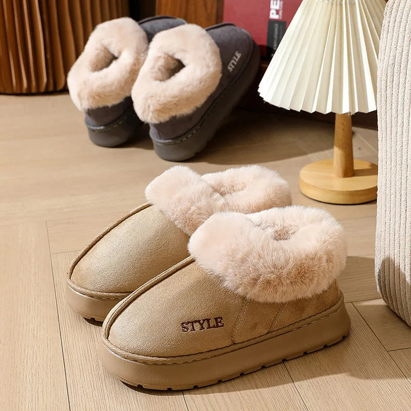 Cozy Plush Snow Boots – Non-Slip Winter Warmers