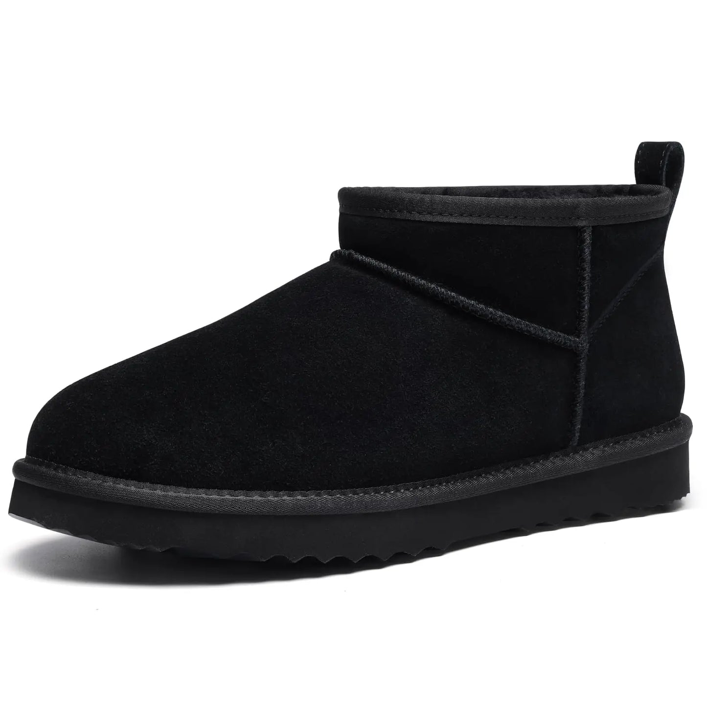 Suede Ankle Boots – Classic Cozy Winter Style