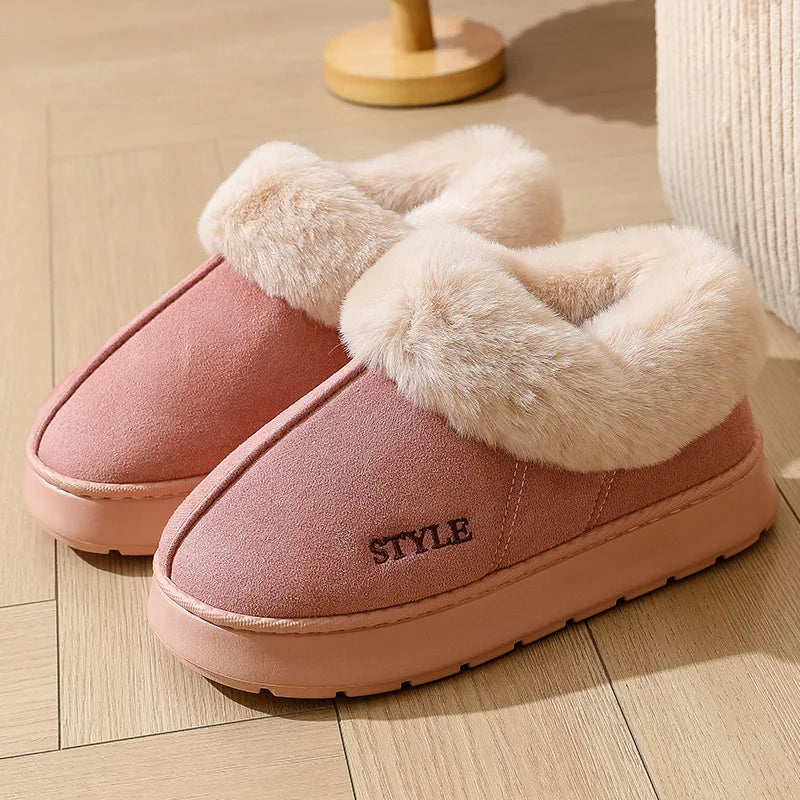Cozy Plush Snow Boots – Non-Slip Winter Warmers