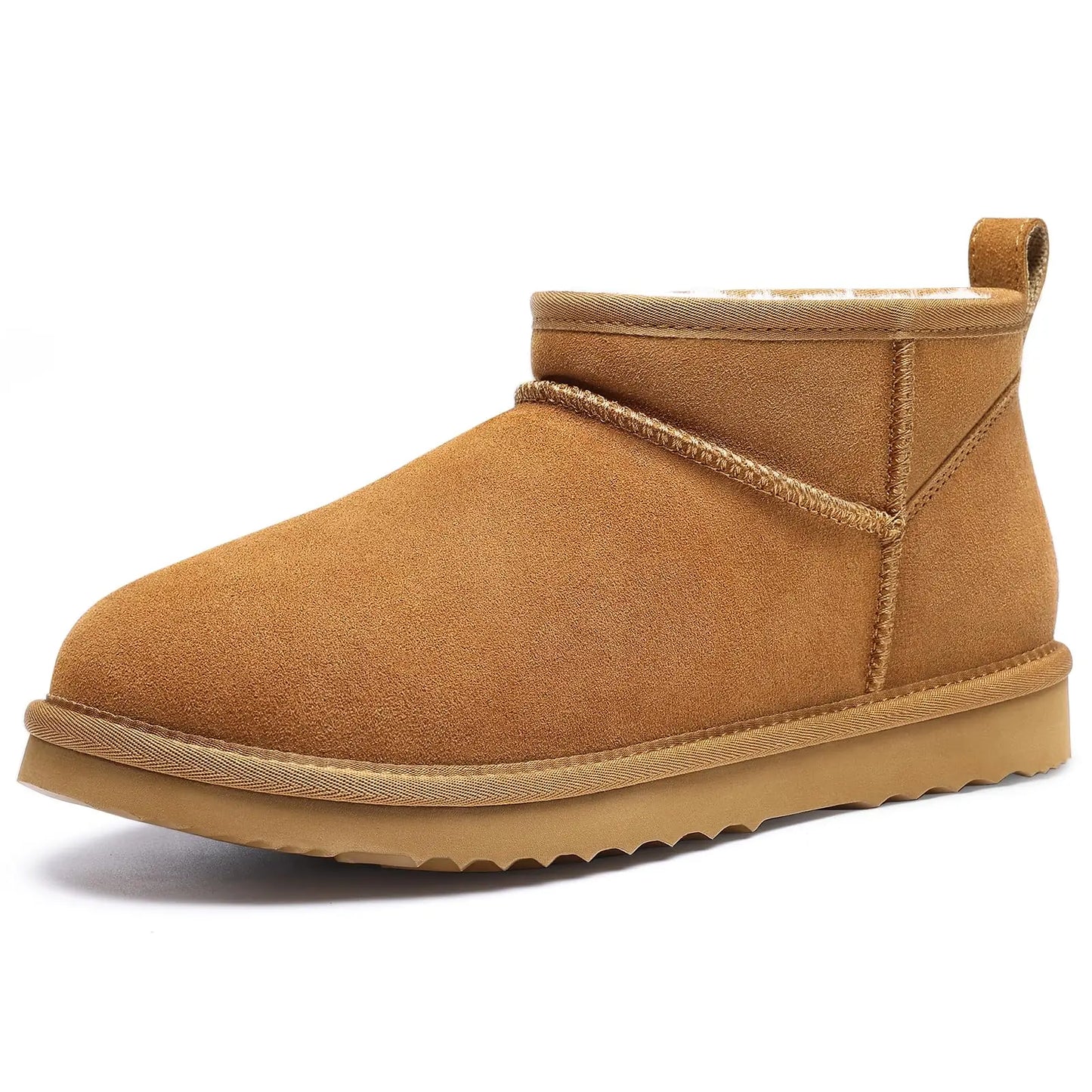 Suede Ankle Boots – Classic Cozy Winter Style